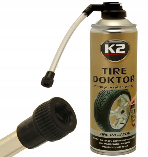 K2 TYRE DOKTOR 400ml sprej na rezervné koleso