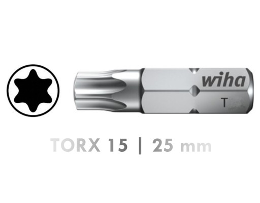 Bitový bit Wiha Torx T15x25mm