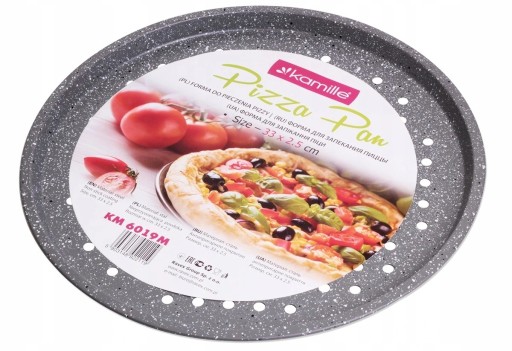 Plech na pečenie PIZZY, DIEROVANÝ, 33 cm