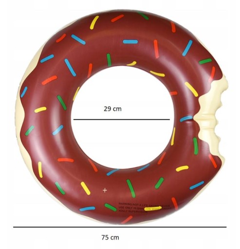 NAFUKOVACIE KOLESO DONUT PRE PLÁVACÍ MATRAC DONUT