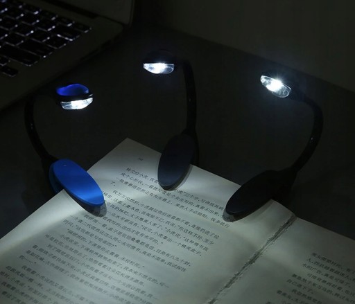 LED USB STOLNÁ LAMPA S KLIPOM NA ČÍTANIE KNÍH KLIP ZD20C