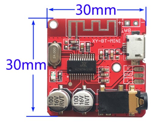 Bluetooth 4.1 Stereo Audio microUSB USB modul
