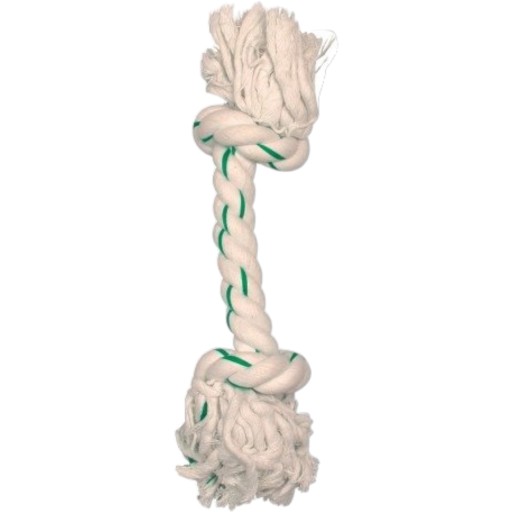Pevné lano Zolux Pes Toy na ťahanie a aport mäta 32 cm