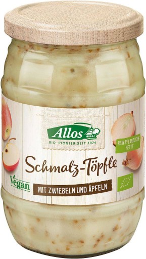 VEGÁNSKA SADLA S CIBUĽOU A JABLKOM, BEZLEPKOVÁ, BIO 250 g - ALLOS