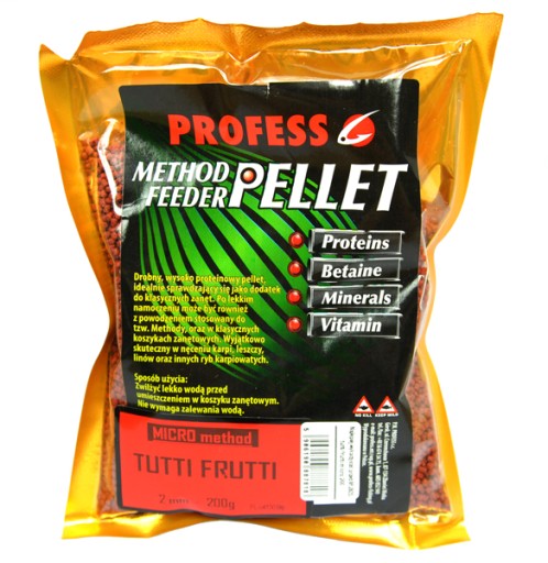 MICRO PELLET PROFES 2mm Method Feeder TUTTI FRUTTI