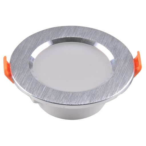ZOE 4,8W 4000K LED svietidlo na zapustenú montáž BRUSHED SILVER
