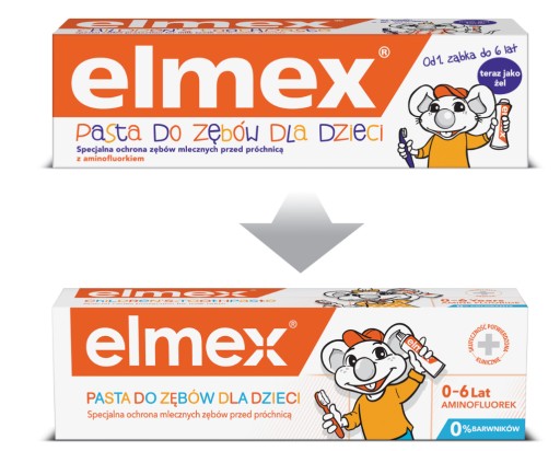 ELMEX Zubná pasta pre deti 0-6 rokov 50ml