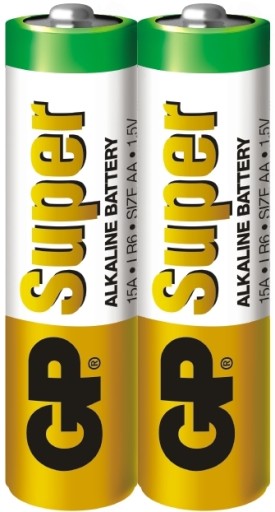 Batérie GP SUPER ALKALINE LR06 AA 1,5V - 2 ks