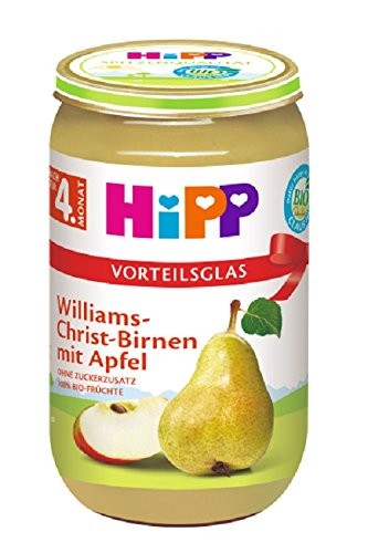 HIPP BIO DEZERT JEMNÁ HRUŠKA S JABLKOM 250g 5