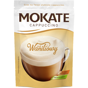 1x 110g MOKATE Cappuccino s príchuťou vanilky