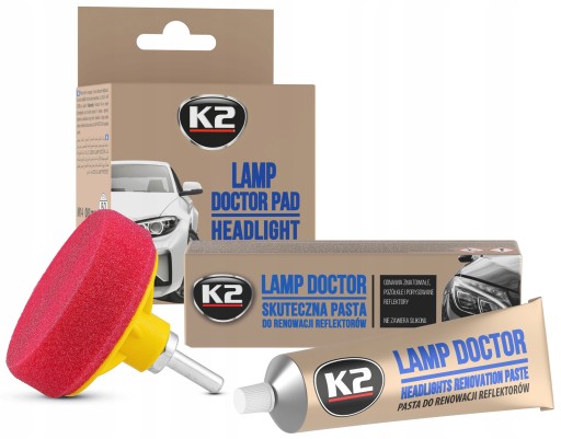 K2 LAMPOVÁ LEKÁRSKA HUBKA NA SKRUTKOVAČ NA LEŠTENIE LAMPY