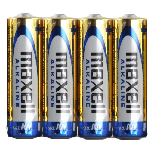 Alkalická batéria AA LR6 1,5 V Finger Maxell Alkaline – 4 kusy BLISTER