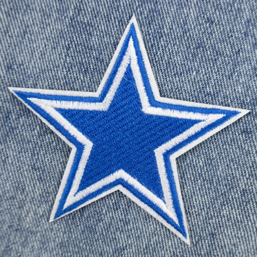 Nažehľovacia termo náplasť Blue Star Star