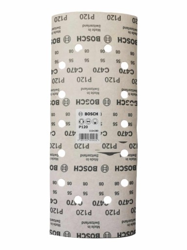 BOSCH Brúsny papier 115x280 mm P120 POZOR!!! 1 kus.