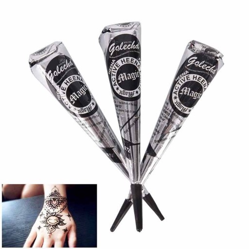 GOLECHA Henna Tattoo BLACK ACTIVE 25g BEZ PPD Originál