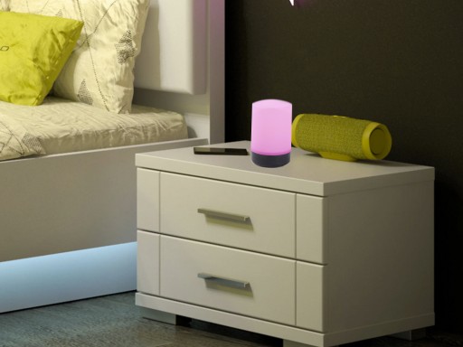 LED nočné svetlo rgb usb farba do obývačky spálňa 2 režimy 8 farieb