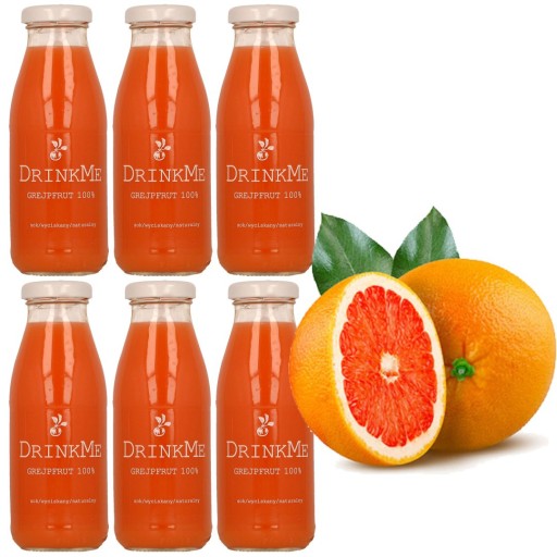 Drinkme GRAPEFRUIT Šťava 100% grapefruit 250ml
