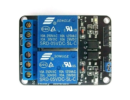 MODUL 2 5V RELÉ S OPTICKÝM ODDELENÍM