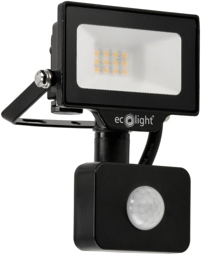Halogénový LED reflektor 10W 900lm 2v1 s možnosťou pripojenia PIR senzora