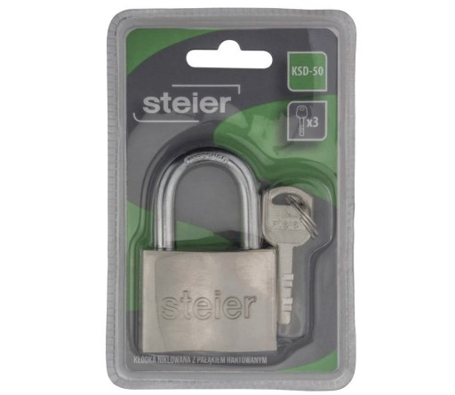 Visiaci zámok s kľúčom Steier KSD-50