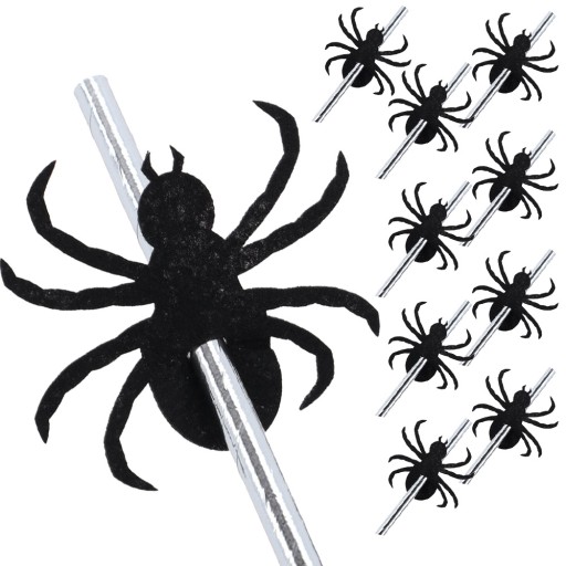Halloweenska súprava ozdobnej čiapky na slamky