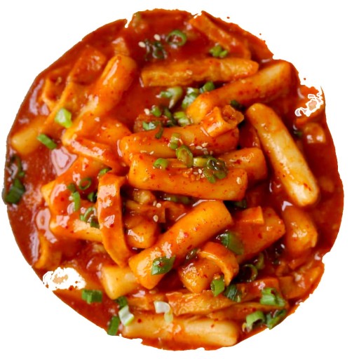 Rezance Ryžové jedlo Topokki Tteokbokki v sladkej pikantnej omáčke 160g SEMPIO