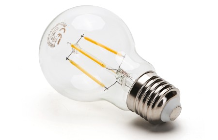 E27 LED žiarovka 60mm vlákno 8W vlákno 950Lm TEPLÁ biela 2700K