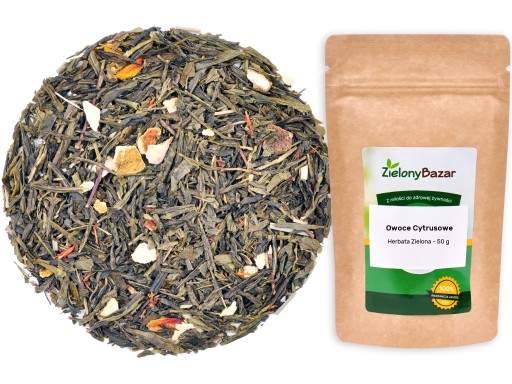 Zelený čaj CITRUSOVÉ PLODY 50g OSVEŽUJÚCE