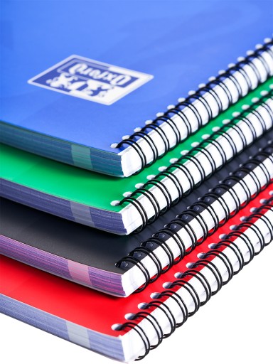 Notebook A5 80k. Mriežka OXFORD Esse, mix farieb.