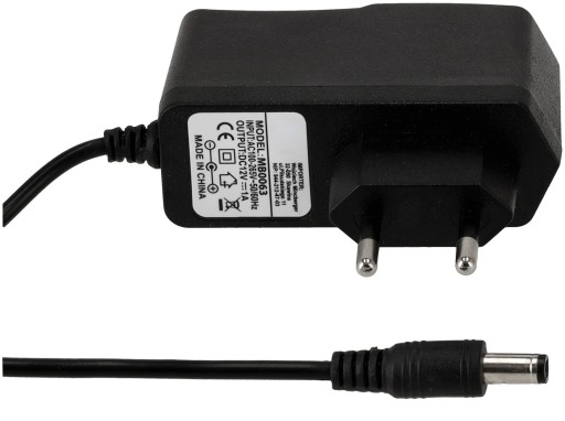 Zásuvný LED zdroj 1A 12W 12V 2,1mm