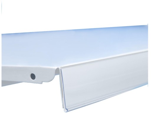 DBR30 transparentná cenová lišta - dĺžka 100 cm