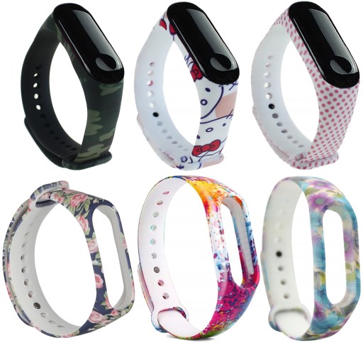 Náhradný remienok Xiaomi Mi Band 3, rôzne VZORY