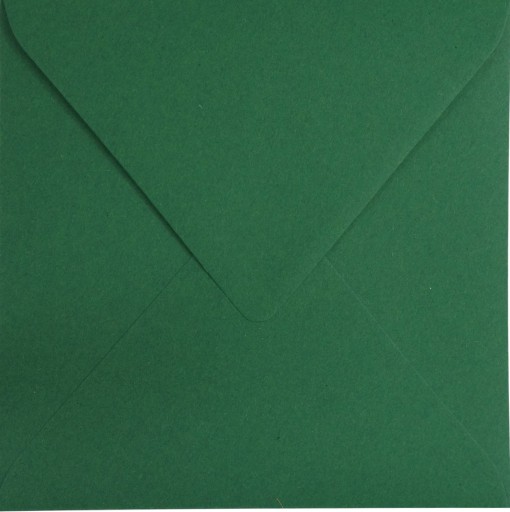 Kreative Emerald zelené štvorcové obálky, 25 ks.