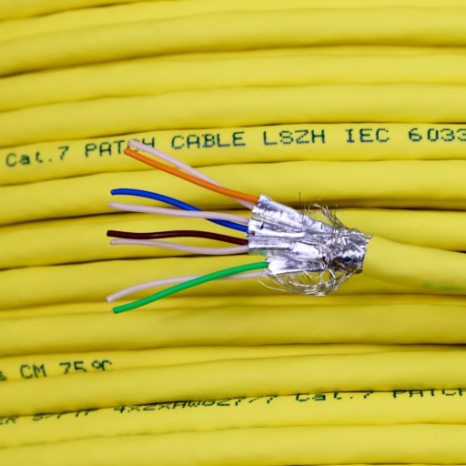 Telegartner Ethernet kábel CAT.7 S/FTP žltý 1m