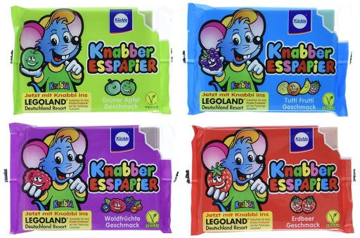 Knabber lesné ovocie jedlý papier 25g.
