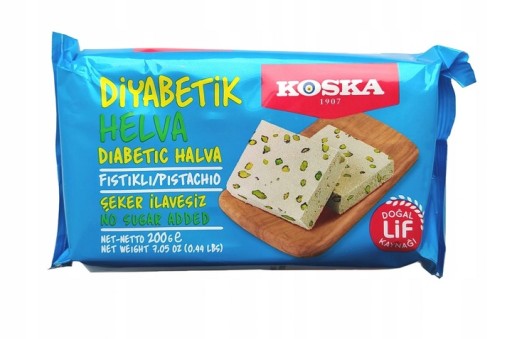 Pistáciová chalva bez cukru 200g Koska