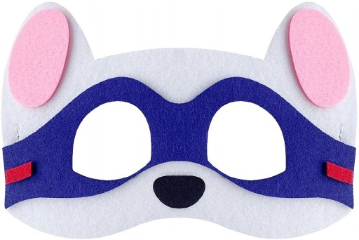 Plstená maska Paw Patrol Apollo pre deti, mäkký a elastický karneval