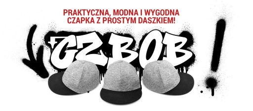 Šiltovka s rovným šiltom, vystužená suchým zipsom, šedá a čierna CZBOB