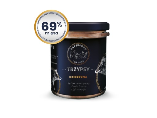 Trzypsy mokré krmivo pre psov so zverinou 300 g