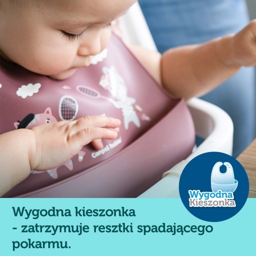 Canpol silikónový BIB s BONJOUR POCKET 4m+