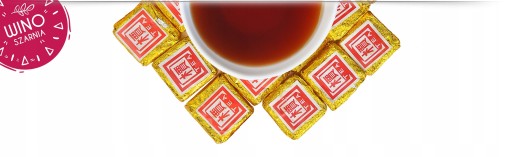 Lisovaný čaj červený PU ERH TUOCHA GOLD štvorcový 50g puerh
