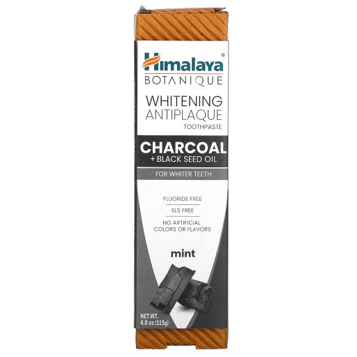 Himalaya Botanical Whitening paste Aktívne uhlie Olej z čiernej rasce 113g