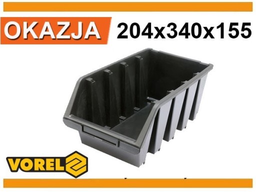Úložný kontajner, box, box na odpadky, organizér L