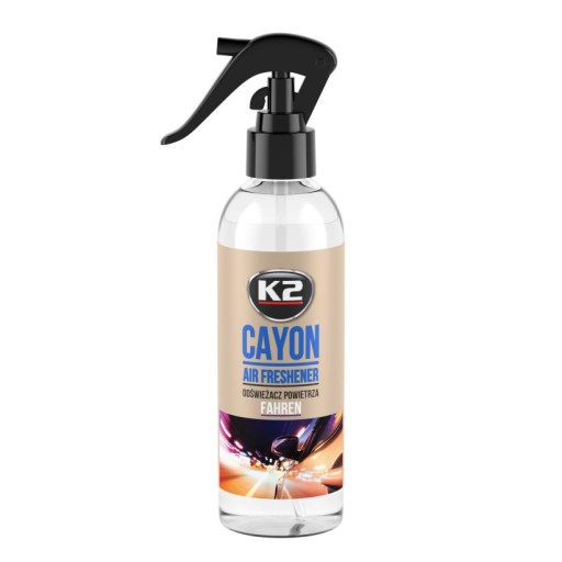 K2 Profesionálny osviežovač vzduchu do auta CAYON FAHREN 250ml