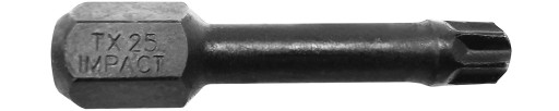 NÁRAZOVÝ BIT TX25 30mm STAR TORX TORX NÁRAZOVÝ COBIT 1ks