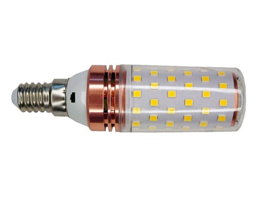 LED žiarovka E14 16WAT úzka sviečka silná TEPL