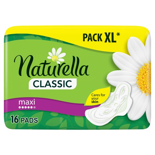 Naturella Classic Maxi s krídlami 16 ks.