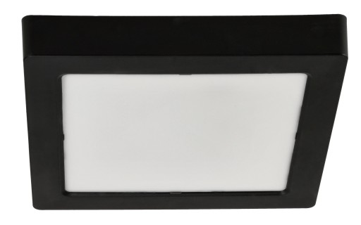 LED stropné svietidlo prisadené na povrch 18W 1980lm 4000K čierny štvorec