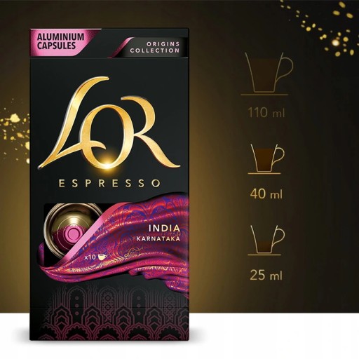 Kompatibilné kapsuly L'OR India. s Nespresso(r)* 10 ks.