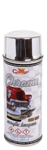 Champion Super Chrome Paint 400 ml strieborný aerosól